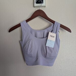 True & Co. Womens True Body Lift Scoop Neck Bra in Purple Haze Medium Full Cup